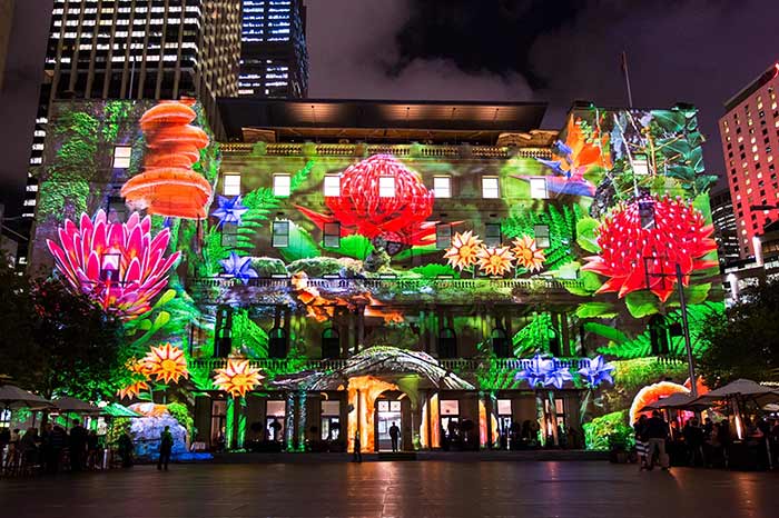 تصاویر زیبا و جذاب از جشنواره رنگ و نور و موسیقی(vivid 2016) در سیدنی